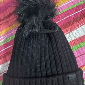 Calvin Klein Black Knit hat